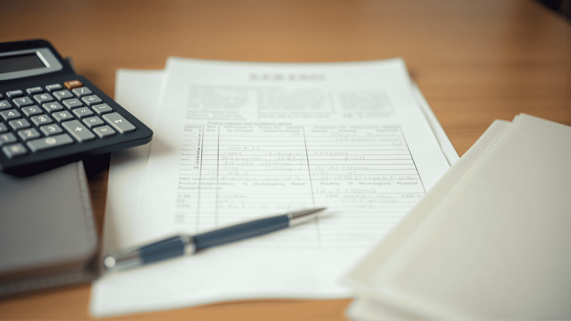 Loan application with calculator